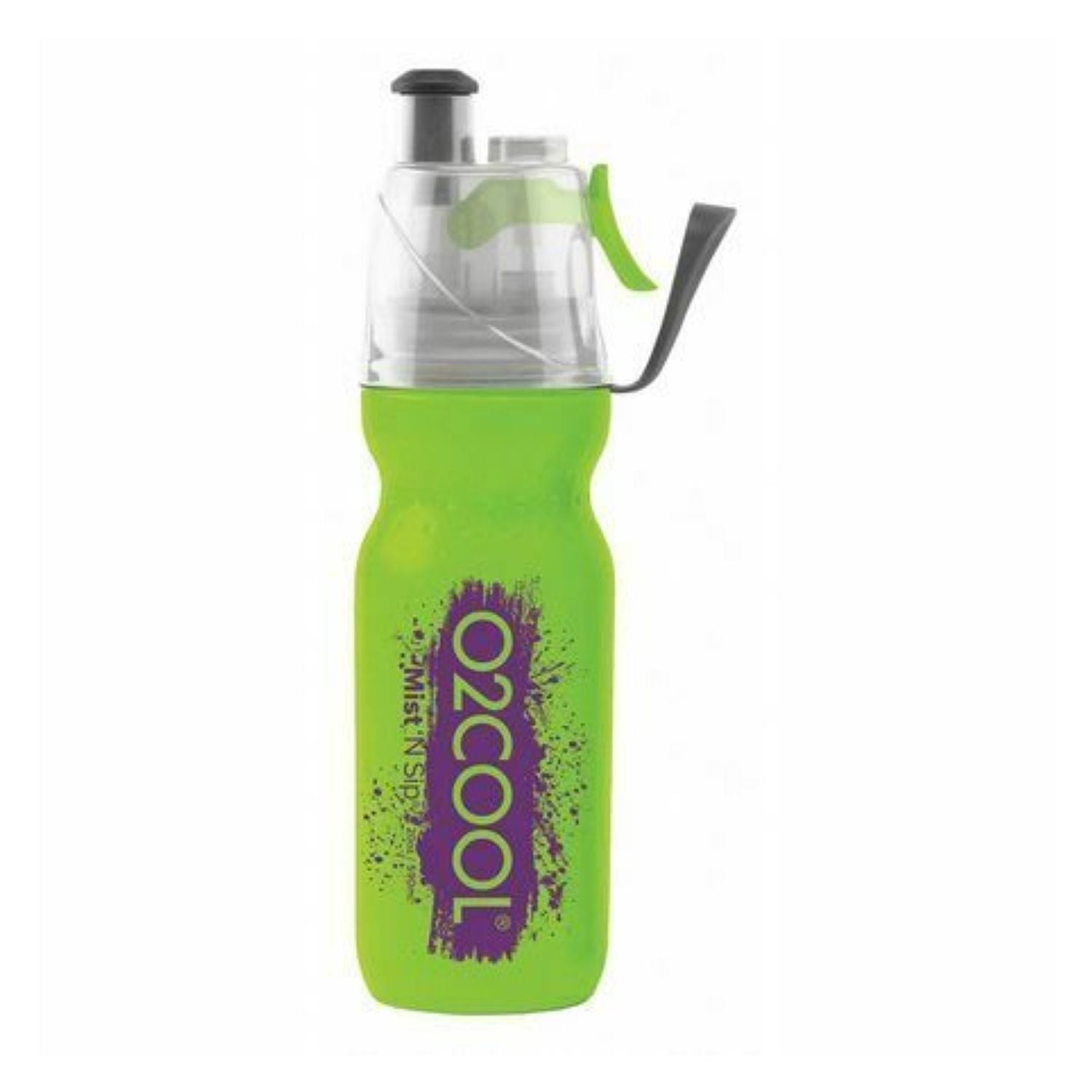 O2COOL Arctic Squeeze Mist 'N Sip 20oz Classic Brush Sp1 Water Bottle