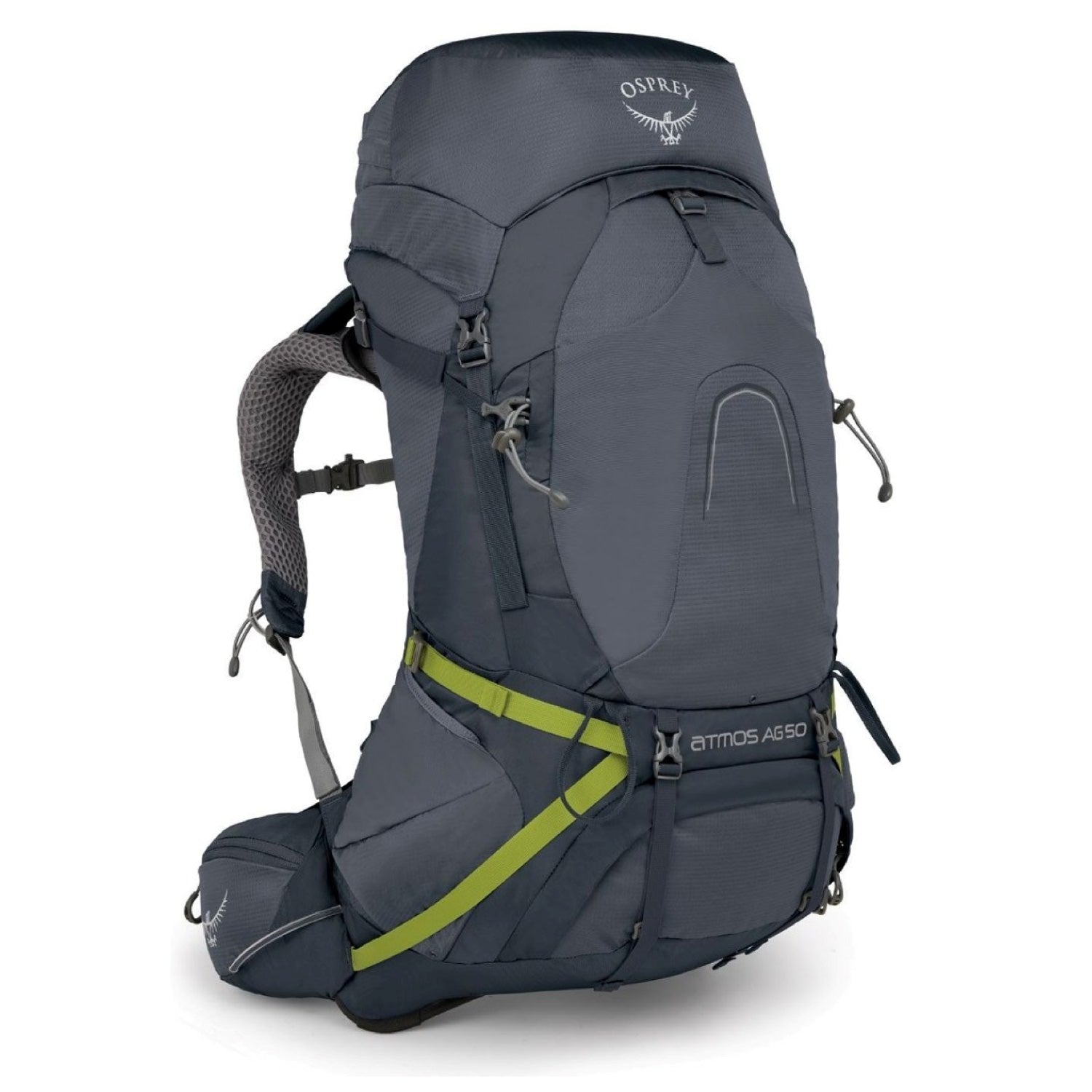 Osprey Atmos AG 50 Backpack with Raincover - Large - Men's Backpacking | Osprey