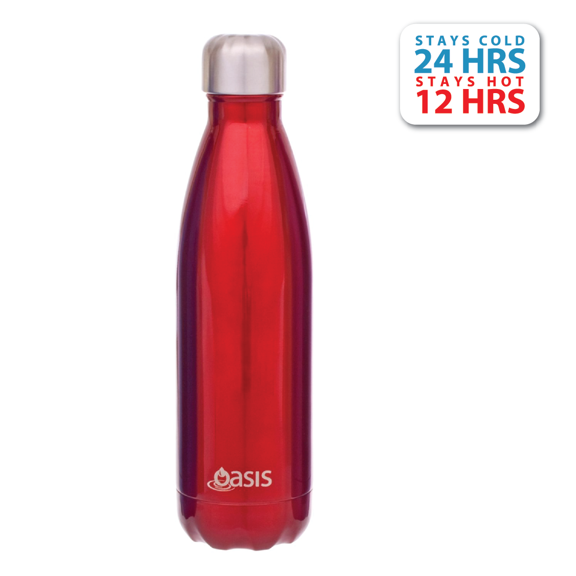 Oasis Stainless Steel Insulated Water Bottle 500ML (Plain)