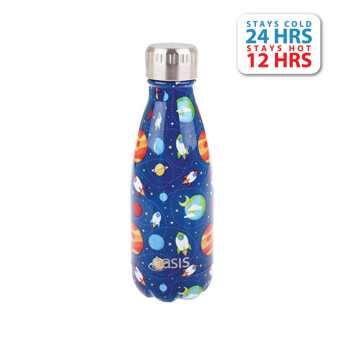Oasis Stainless Steel Insulated Water Bottle 350ML (Printed)