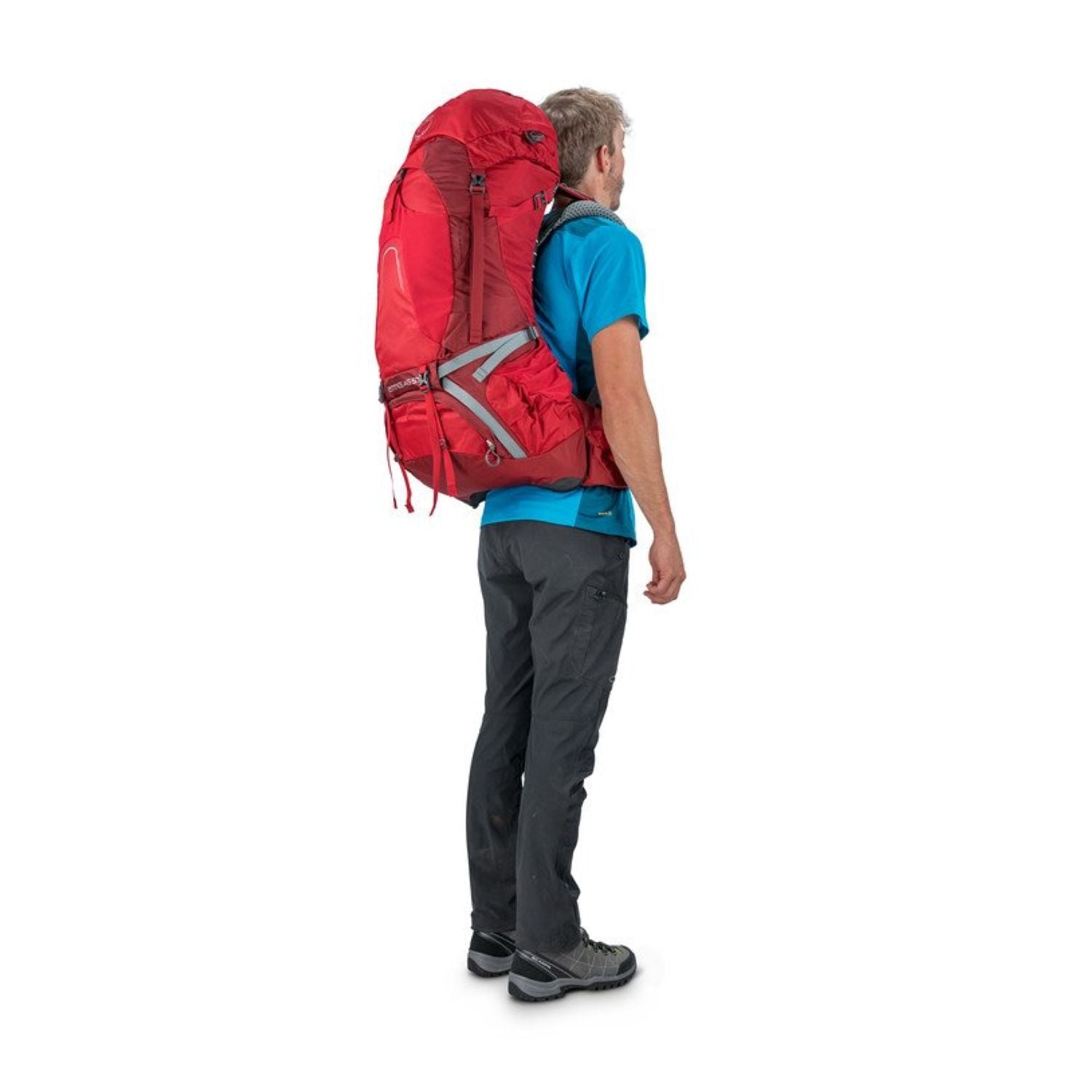 Osprey Atmos AG 50 Backpack with Raincover - Medium - Men's Backpacking