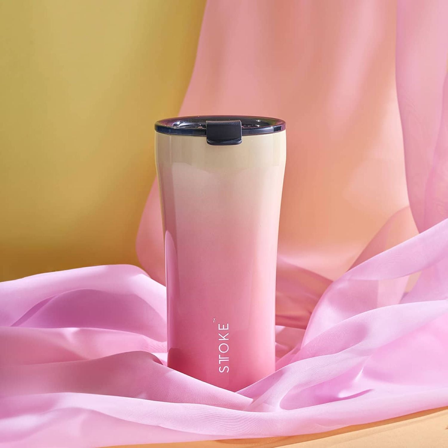 Sttoke Flow Leakproof Ceramic Insulated Cup 12oz