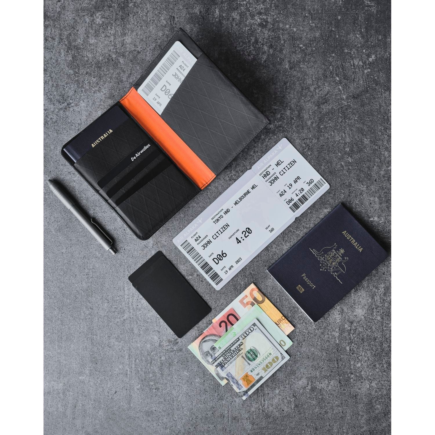 ALPAKA ARK Bifold Passport Wallet (SA)