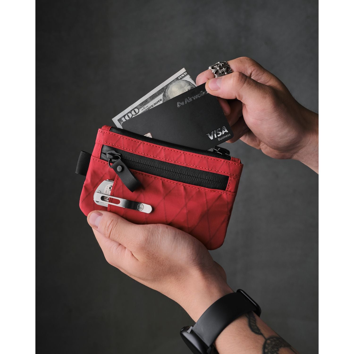 ALPAKA Zip Cardholder X-Pac