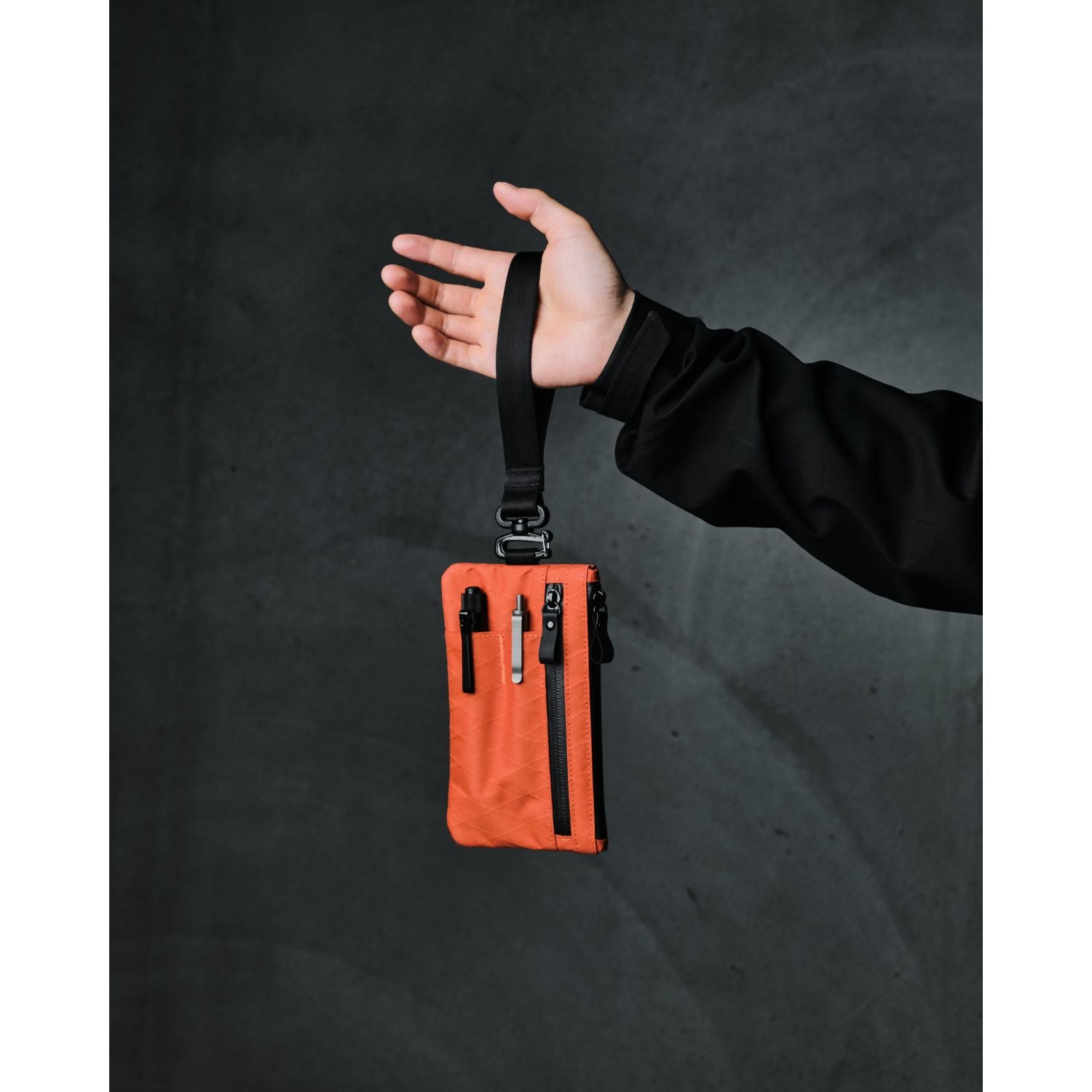 ALPAKA Zip Clutch + Hand Carry Strap