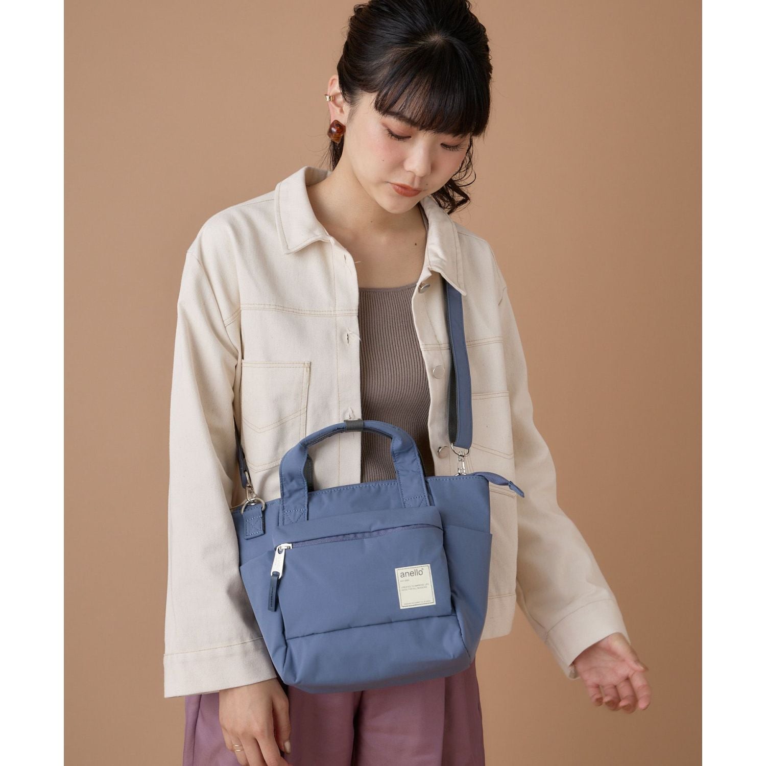 Anello Circle 2Way Mini Tote Bag