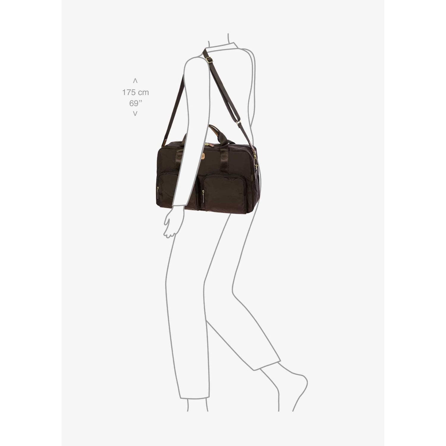 BRIC'S X-Travel Holdall Multipocket Duffel Bag - Small