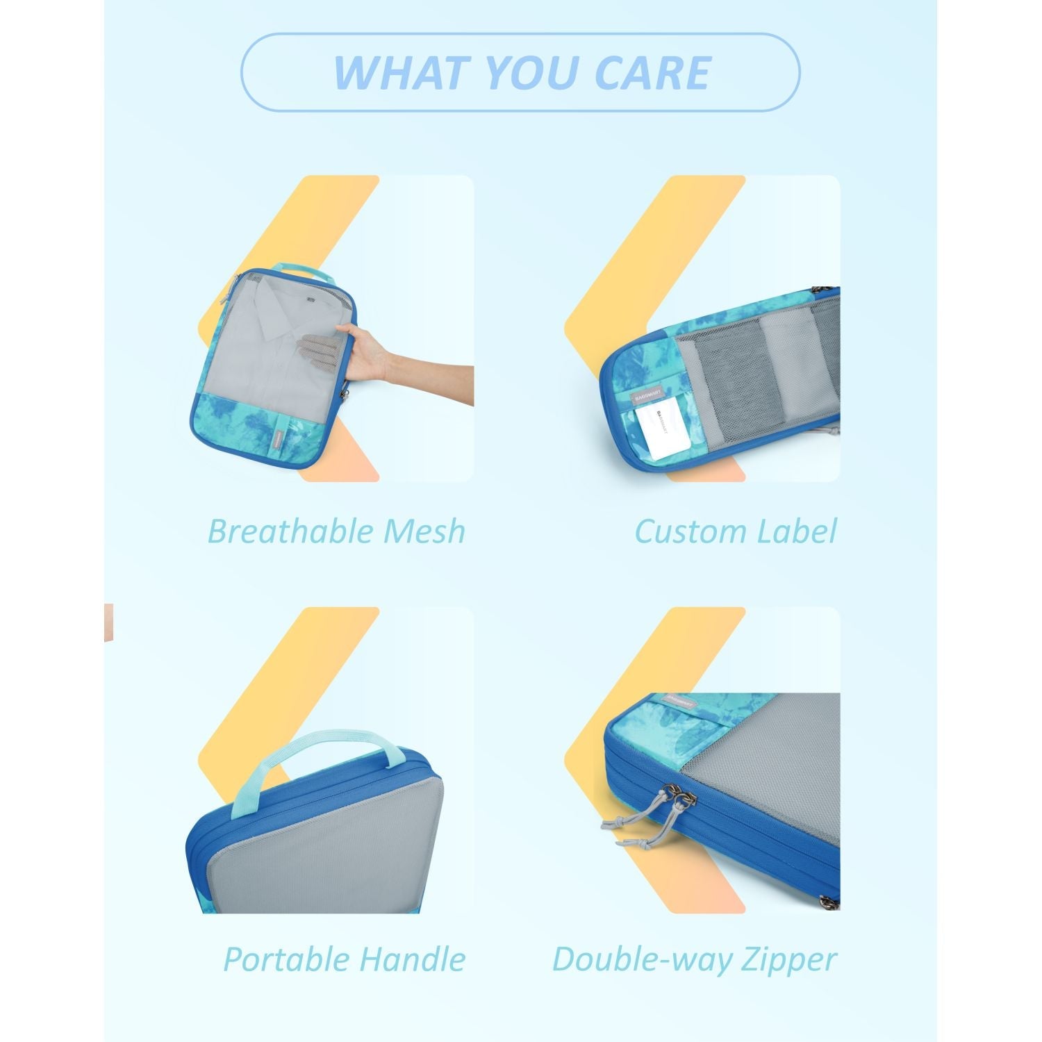 Bagsmart 6-In-1 Compression Packing Cubes (SA)