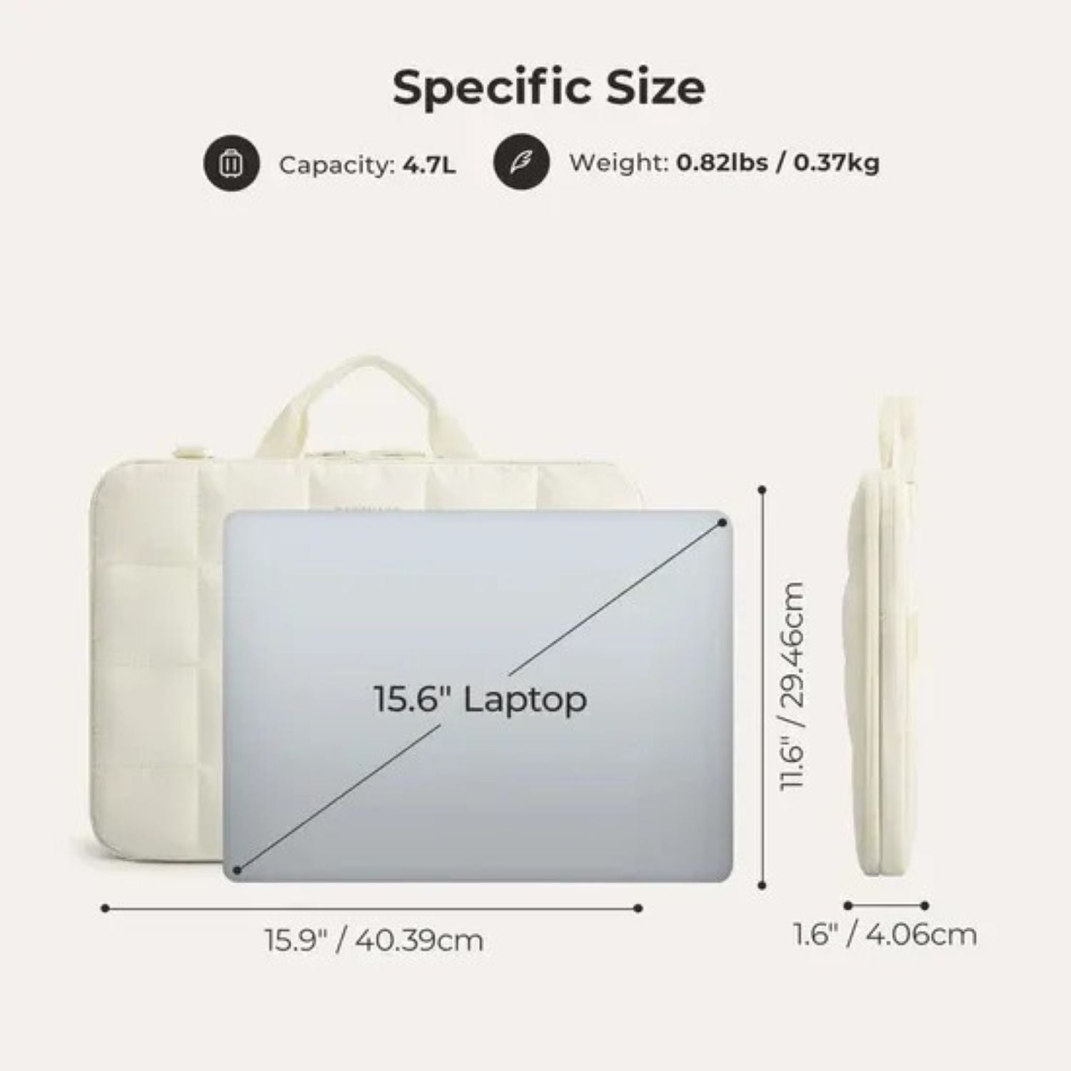 Bagsmart Bubble Laptop Sleeve Pro 15.6"