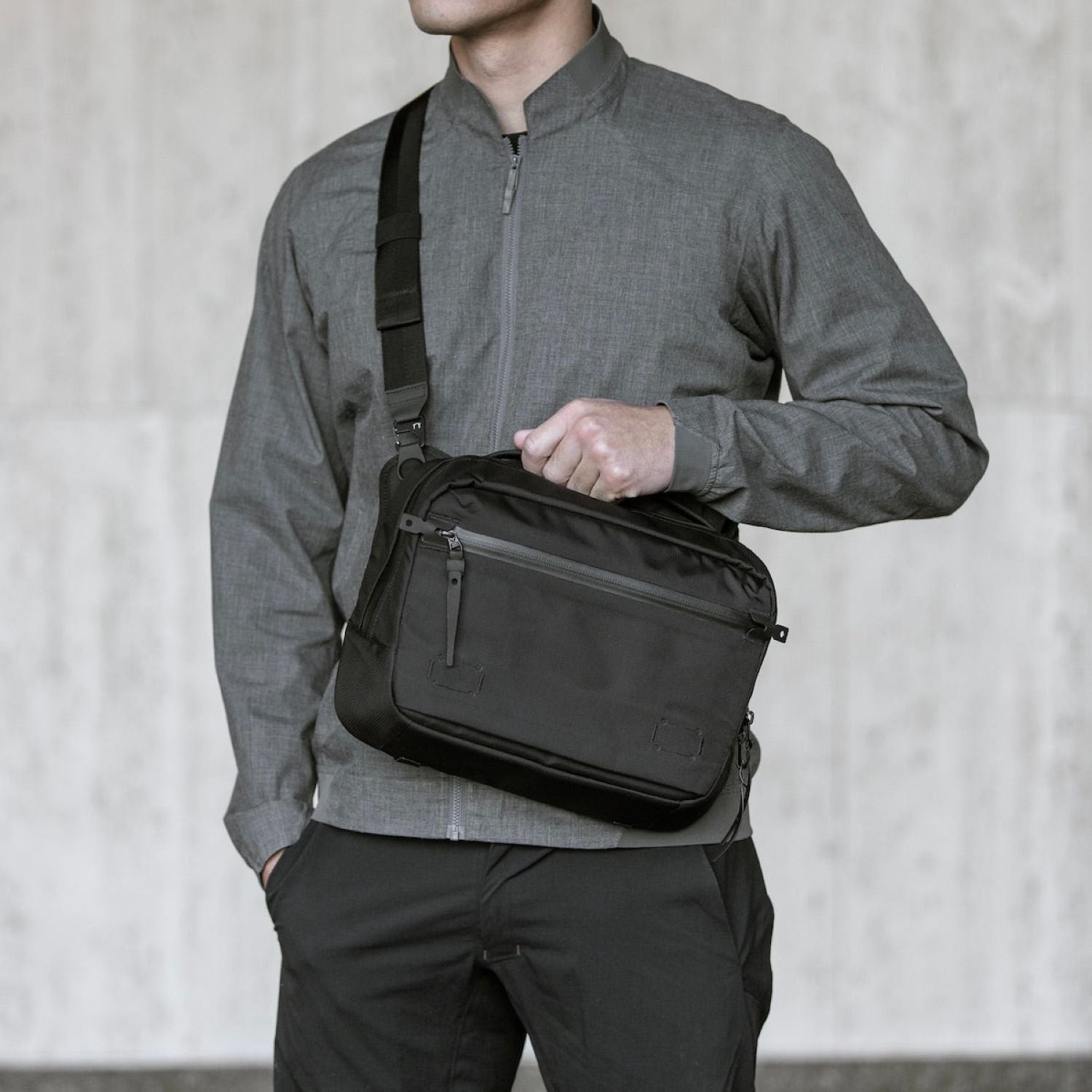 Black Ember 11" Tablet Grip Sling Bag 8L (SA)