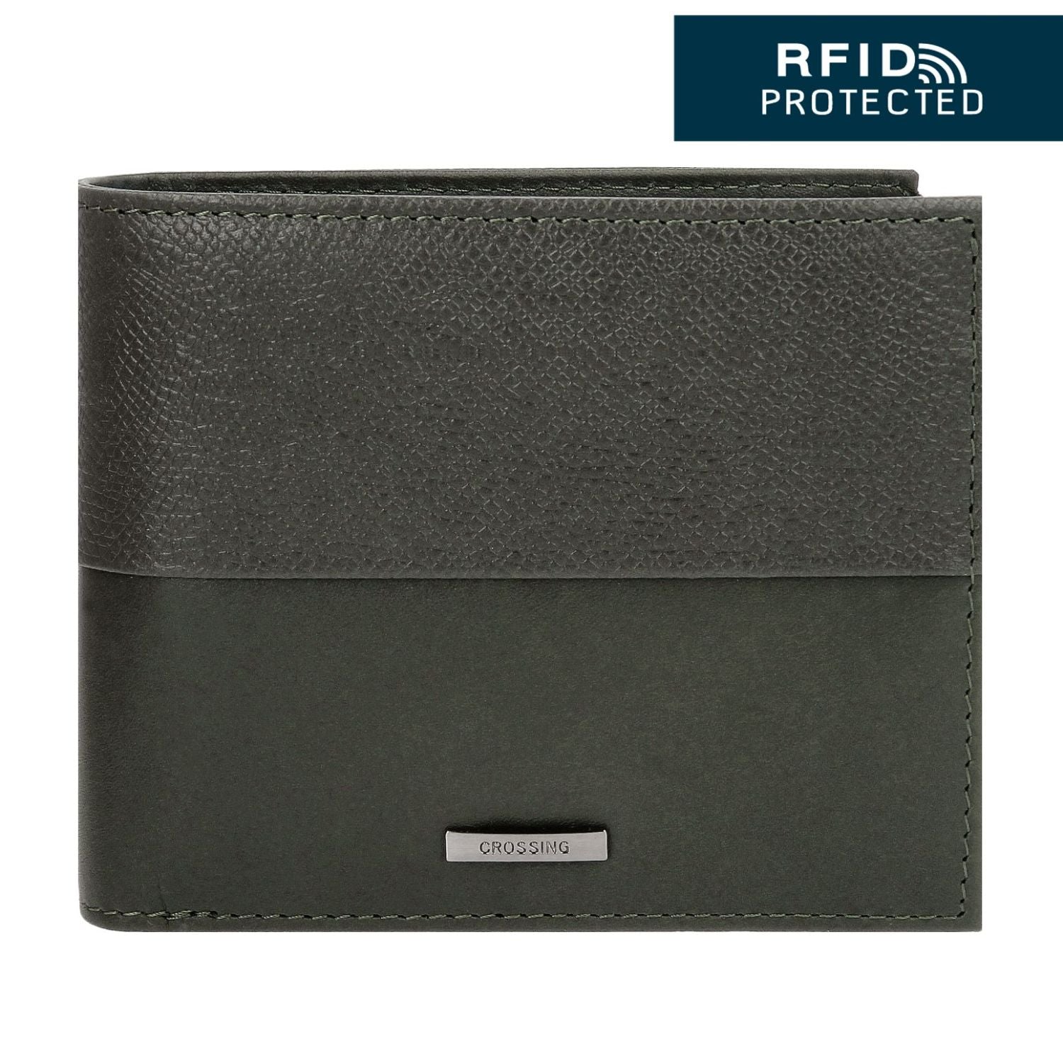 Crossing Infinite Bi-Fold Leather Wallet With Window And Coin Pocket RFID (SA)