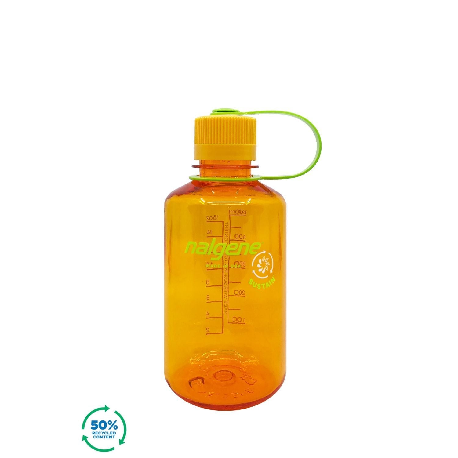 Nalgene 16oz Narrow Mouth Water Bottle (Plain)