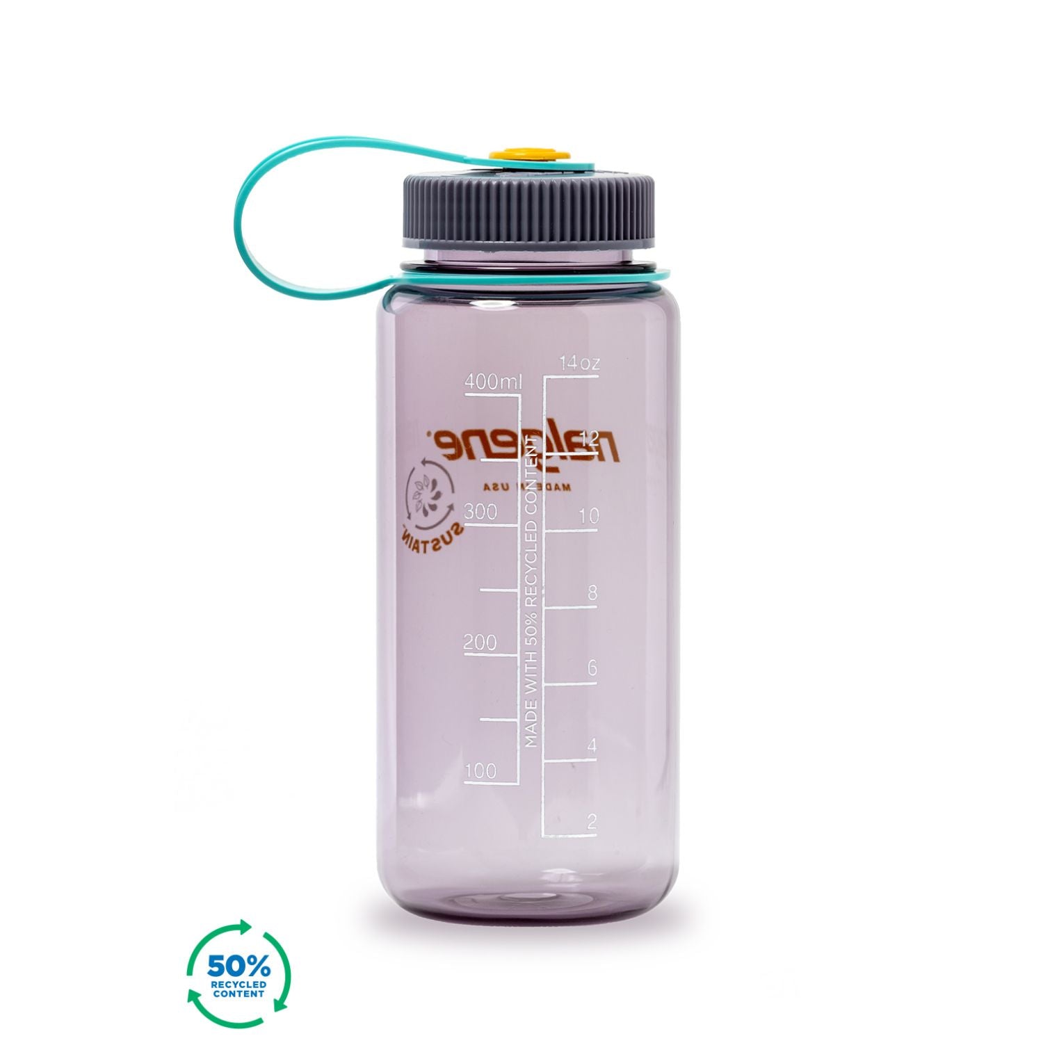 Nalgene 16oz Wide Mouth Sustain Water Bottle (Plain)