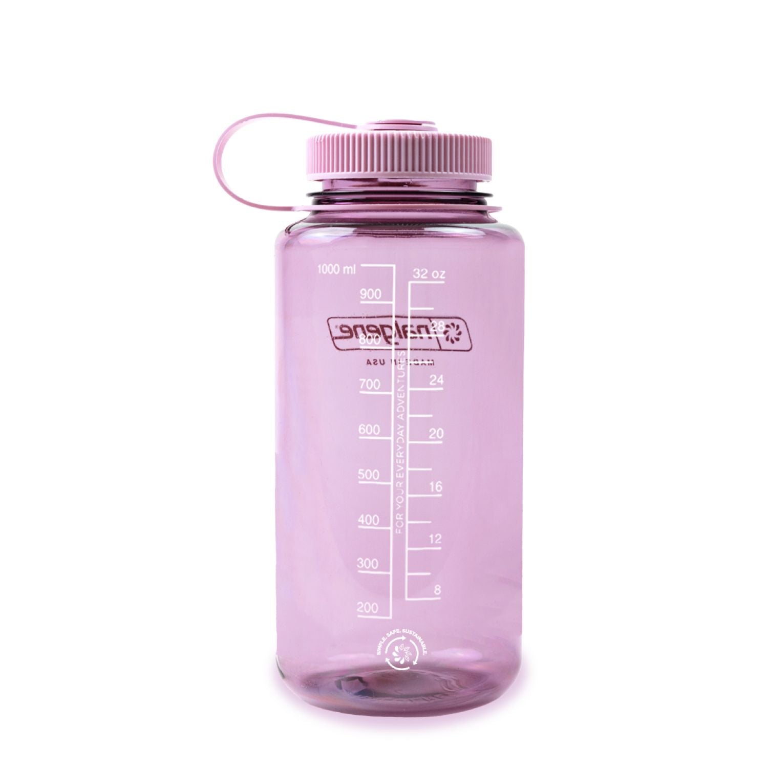 Nalgene 32oz Wide Mouth Sustain Water Bottle (Monochrome)