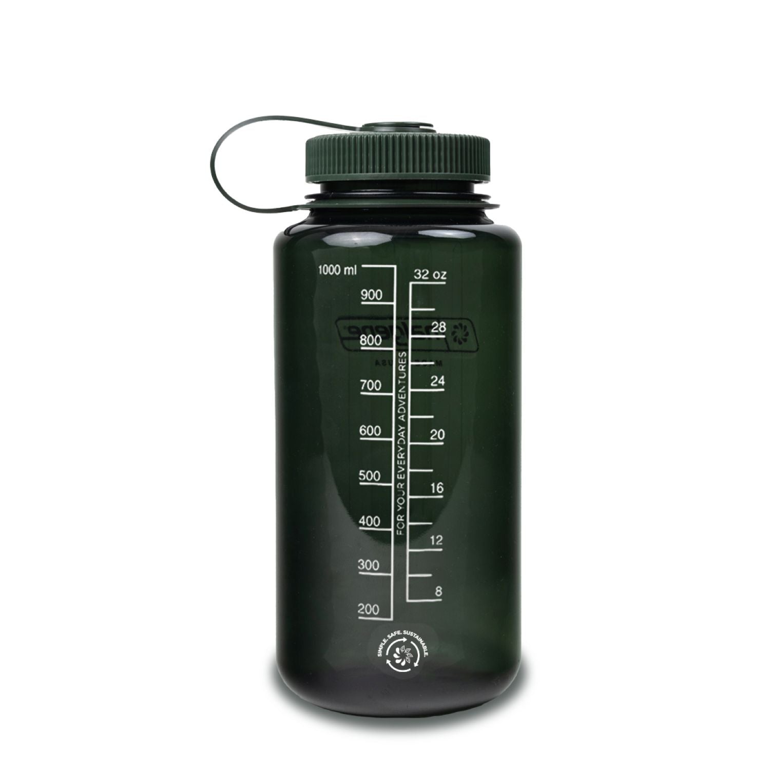Nalgene 32oz Wide Mouth Sustain Water Bottle (Monochrome)