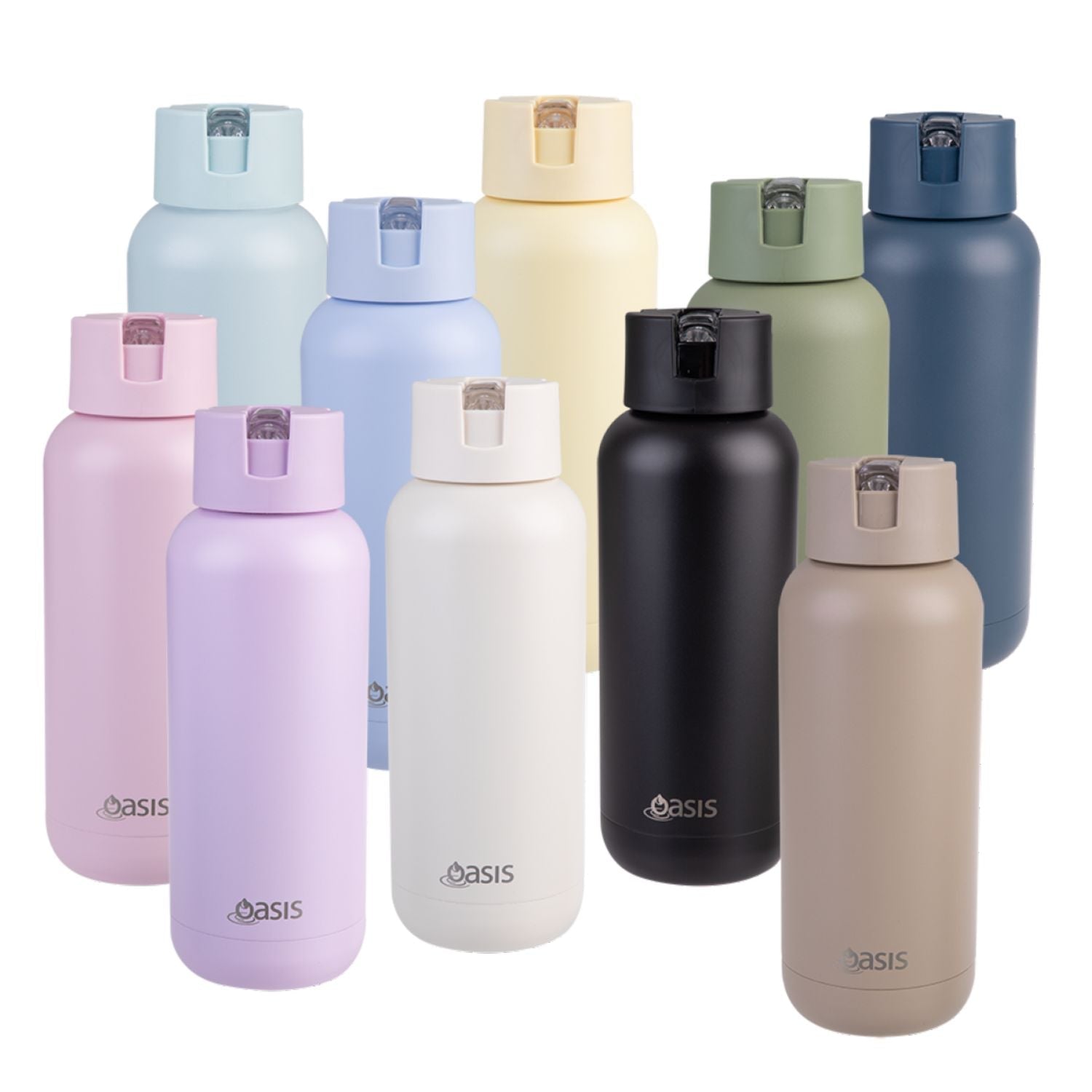Oasis Stainless Steel Insulated Ceramic Moda Bottle 1L (SA)