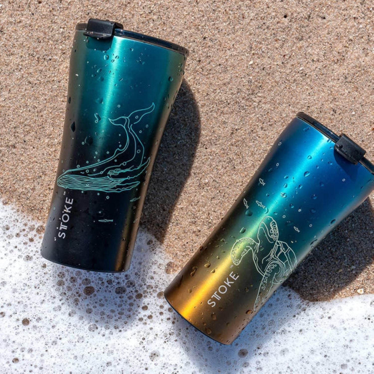 STTOKE Limited Edition Leakproof Ocean Series Insulated Cup 12oz