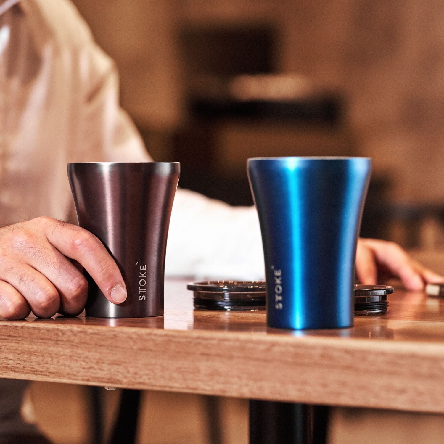 STTOKE Leakproof Ceramic Insulated Cup 12oz