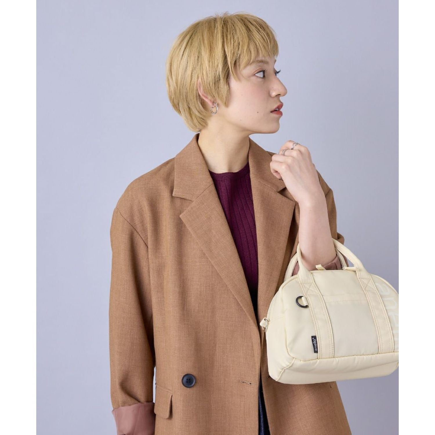 Anello Alf 2Way Mini Boston Bag