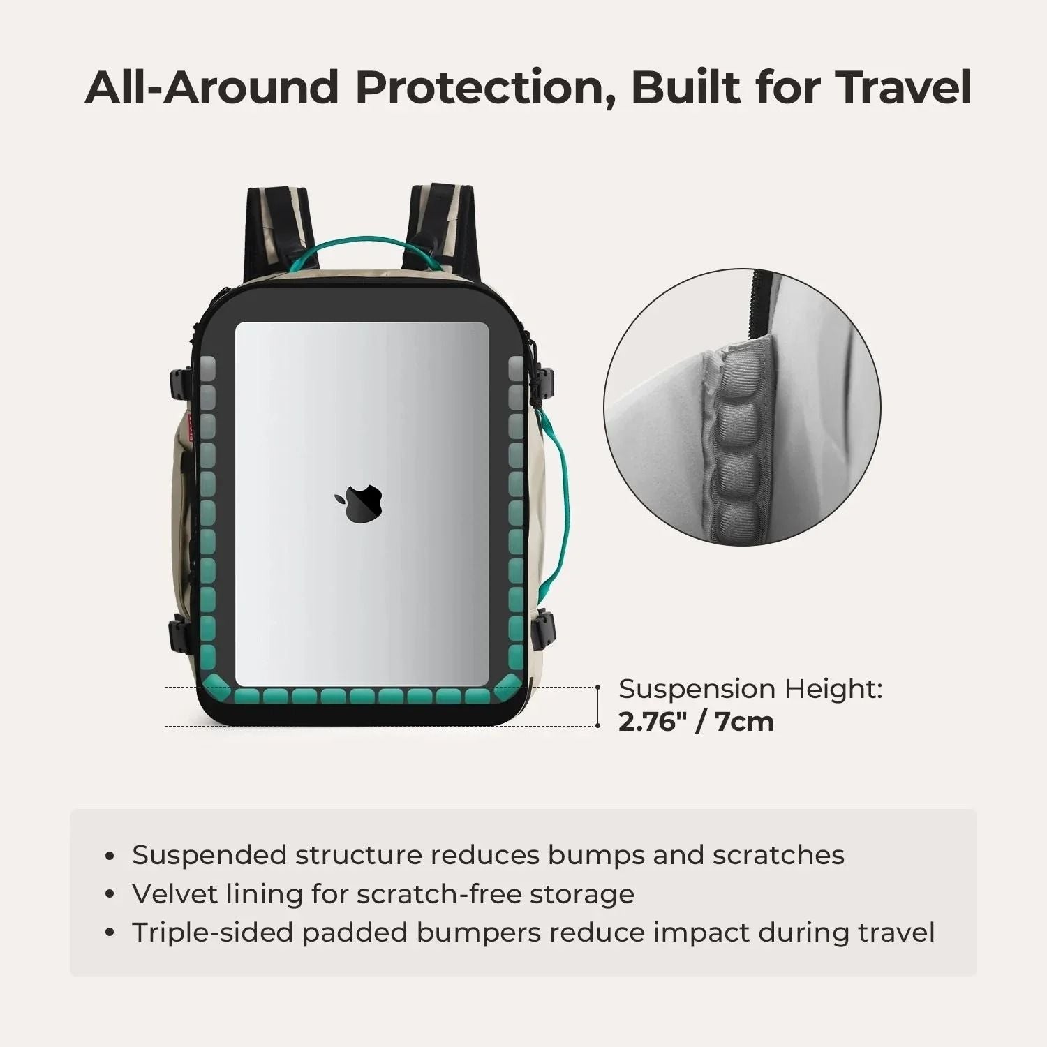 Bagsmart Blast Pro Quick Access Carry On Travel Backpack 40L