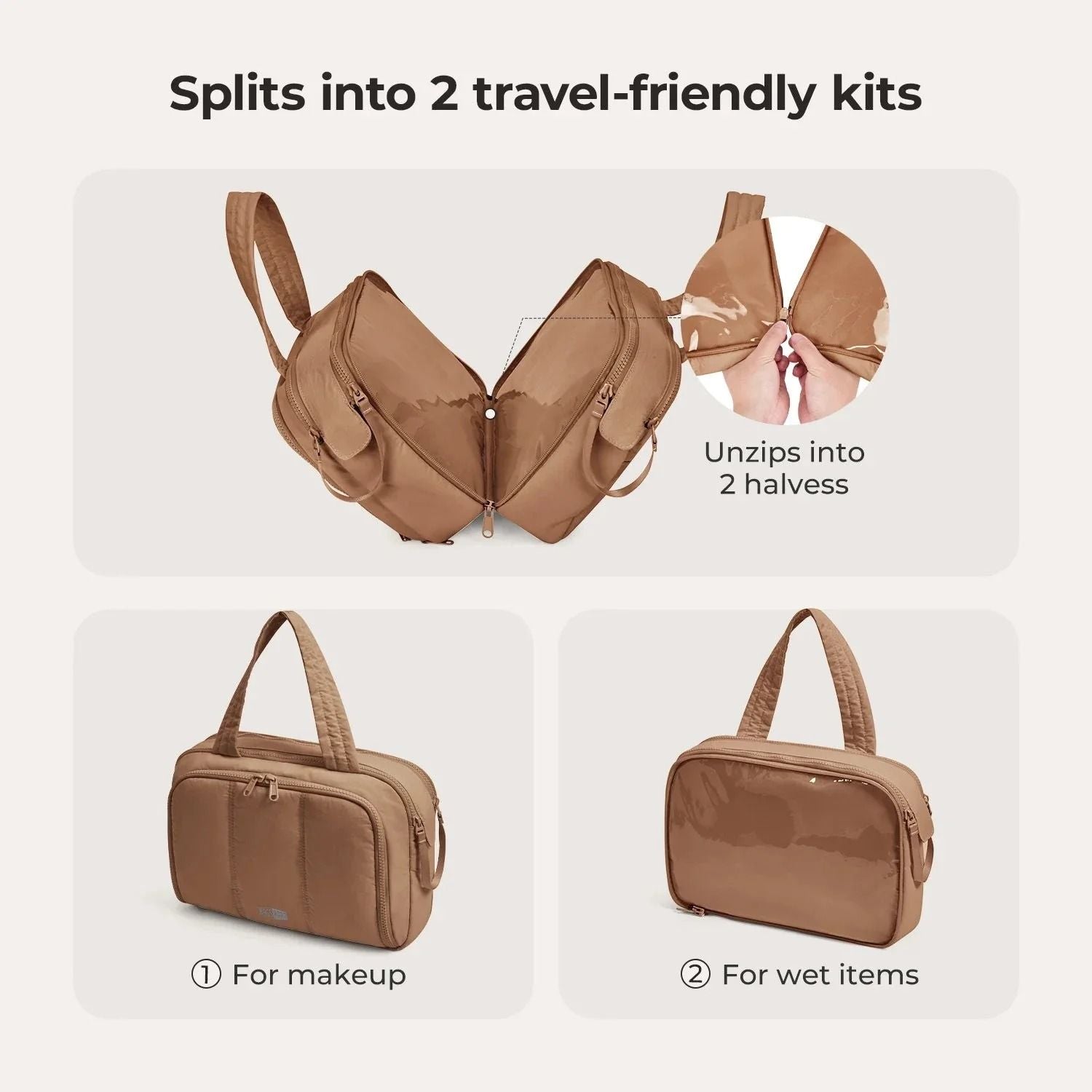 Bagsmart Crush Hanging Toiletry Bag