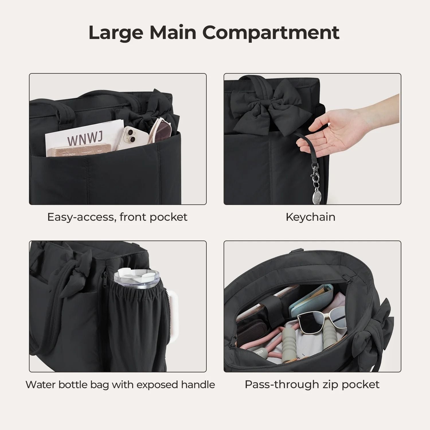 Bagsmart Crush Laptop Tote 23L