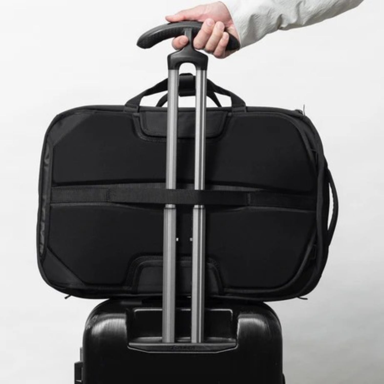 Black Ember Forge Convertible Travel Backpack Embertex Pfas Free 30-40L