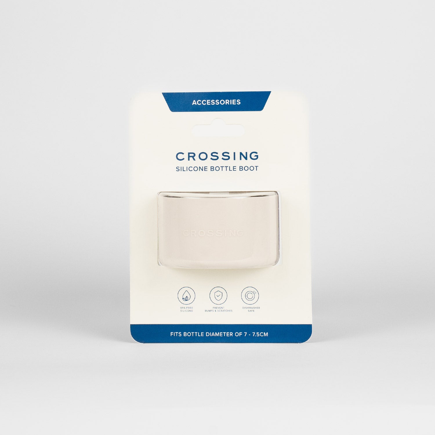 Crossing Silicone Water Bottle Boot - Fits Diameter 7-7.5cm (550ml) Blistered Pack