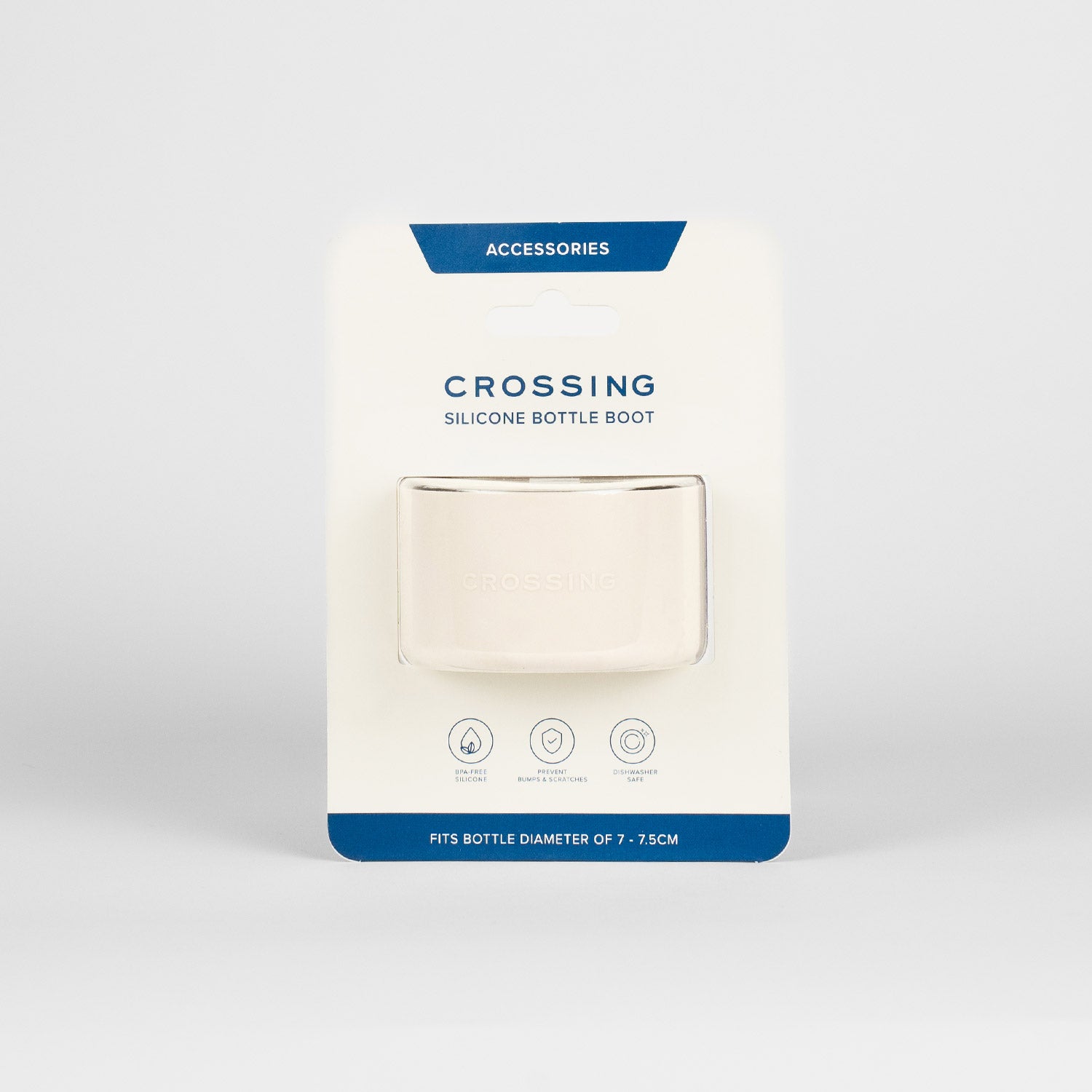 Crossing Silicone Water Bottle Boot - Fits Diameter 7-7.5cm (550ml) Blistered Pack