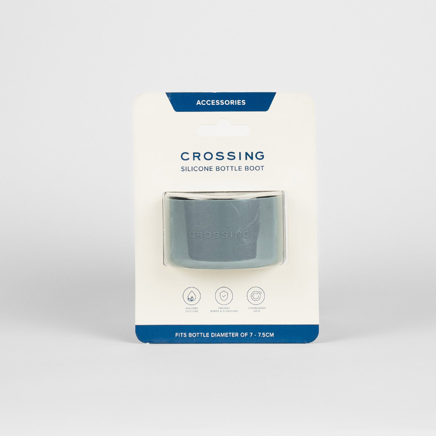 Crossing Silicone Water Bottle Boot - Fits Diameter 7-7.5cm (550ml) Blistered Pack