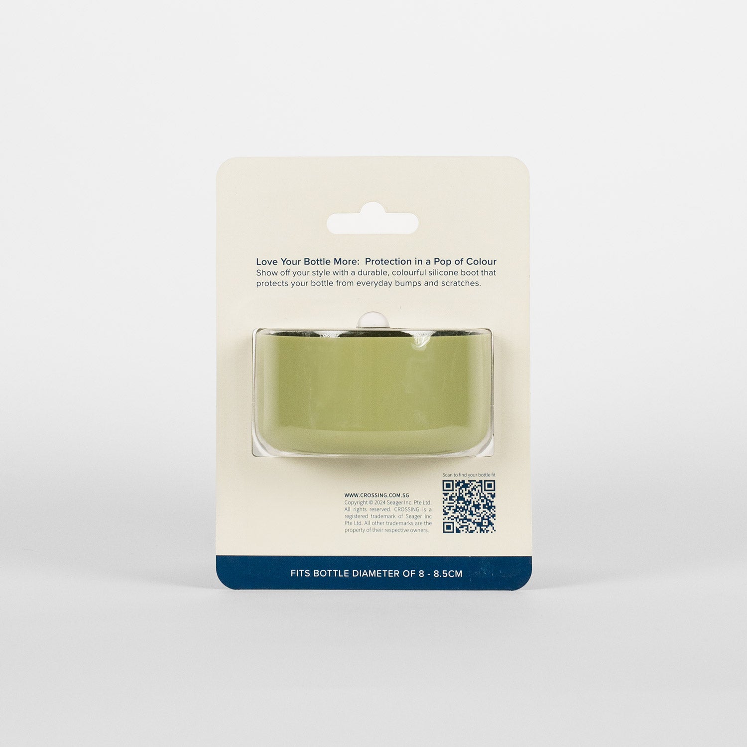 Crossing Silicone Water Bottle Boot - Fits Diameter 7-7.5cm (550ml) Blistered Pack