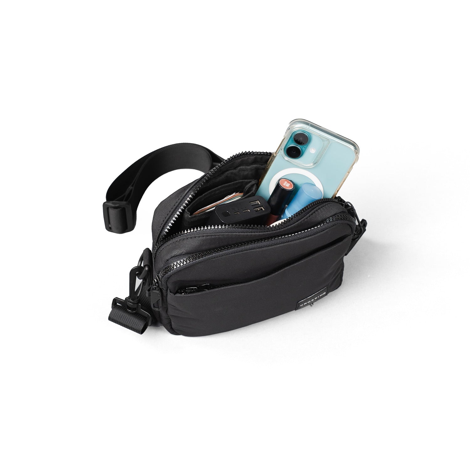 Crossing Sam Anti-Theft RFID Crossbody Bag