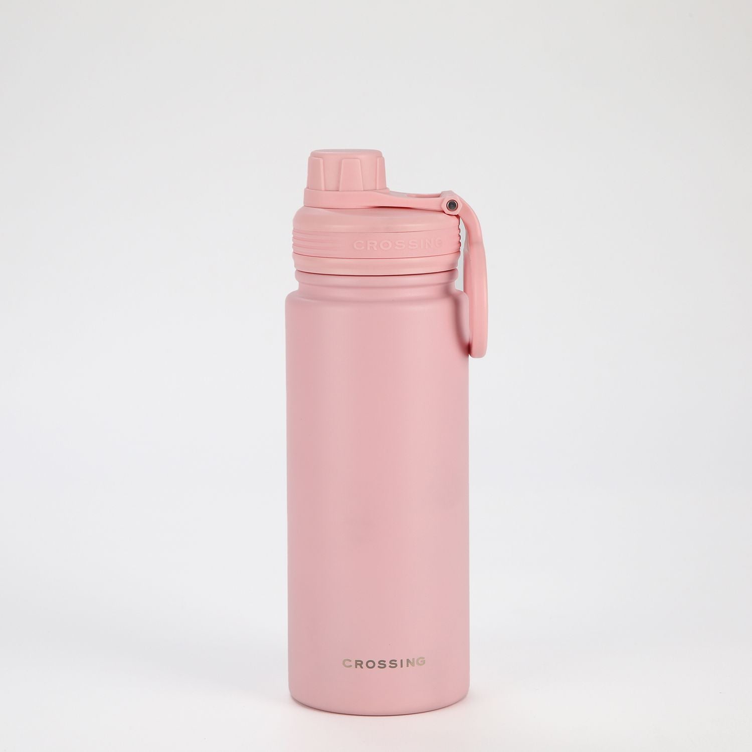 Crossing Urban Ceramic S/S Insulated Screw Cap Sports Bottle With Handle 600ml