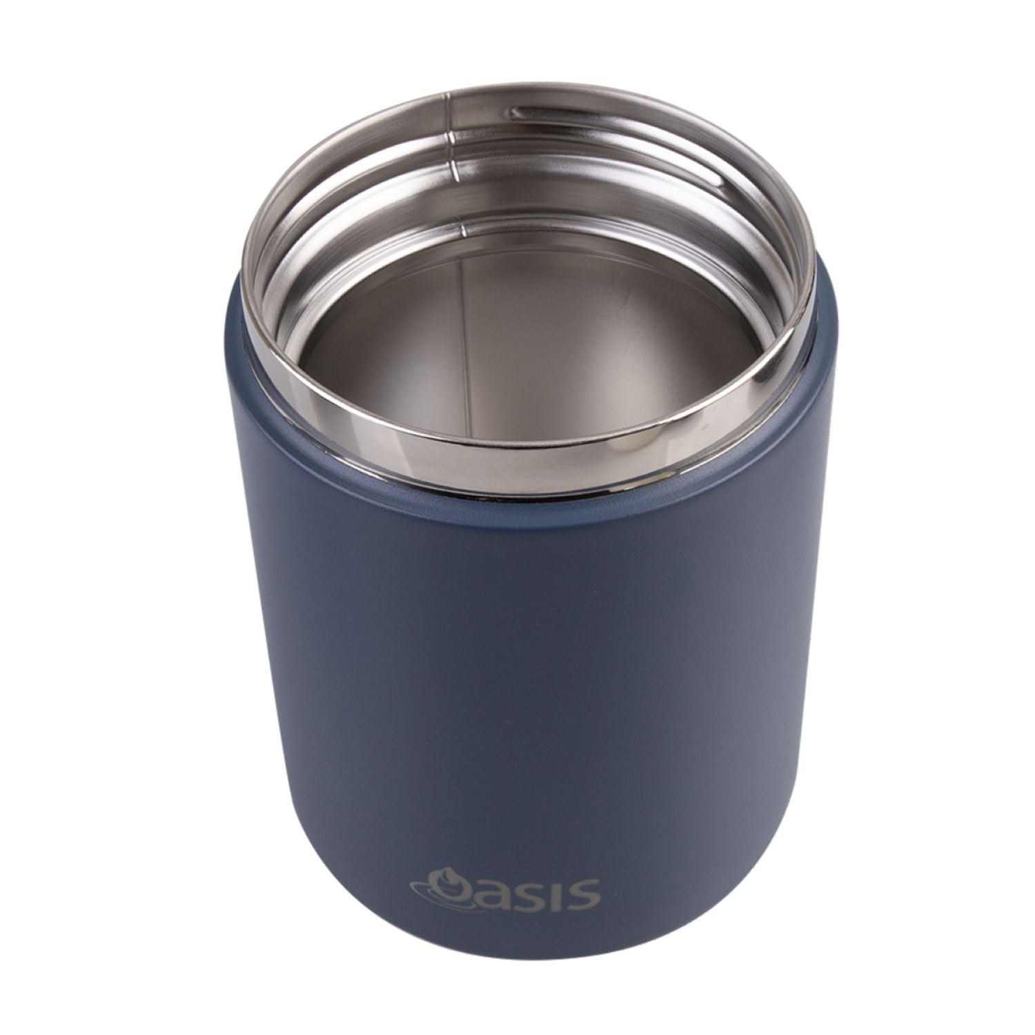 Oasis Stainless Steel Insulated Dual Compartment Food Flask with Handle 480ML