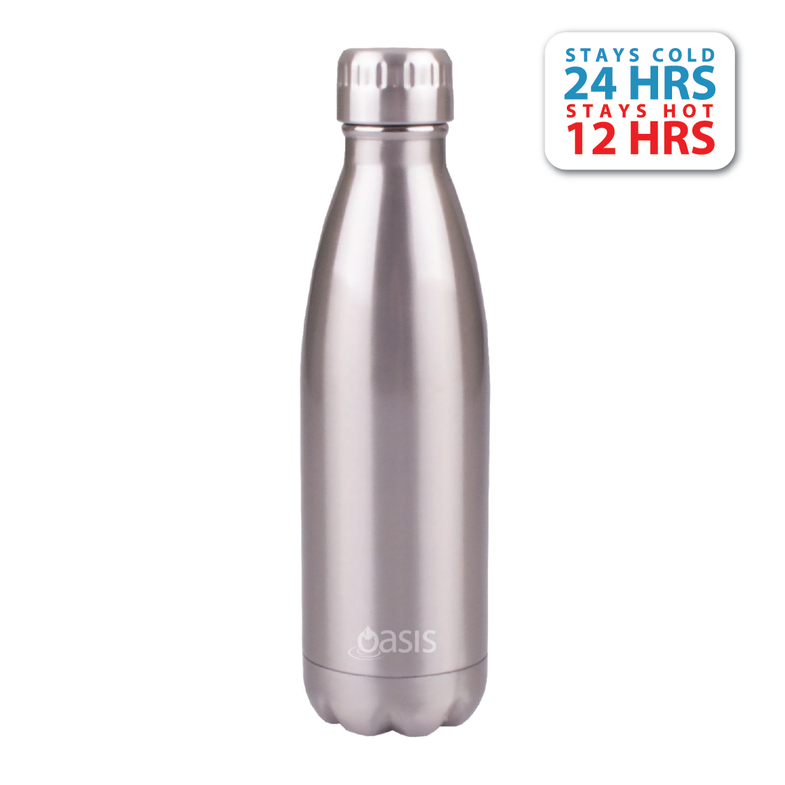 Oasis Stainless Steel Insulated Water Bottle 500ML (Plain)