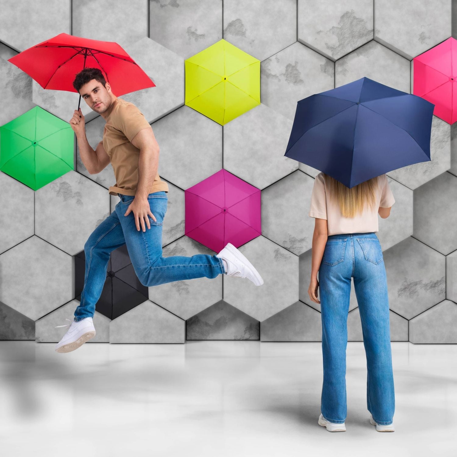 Knirps US.050 Ultralight Slim Manual Umbrella (UV Protection) (SA)