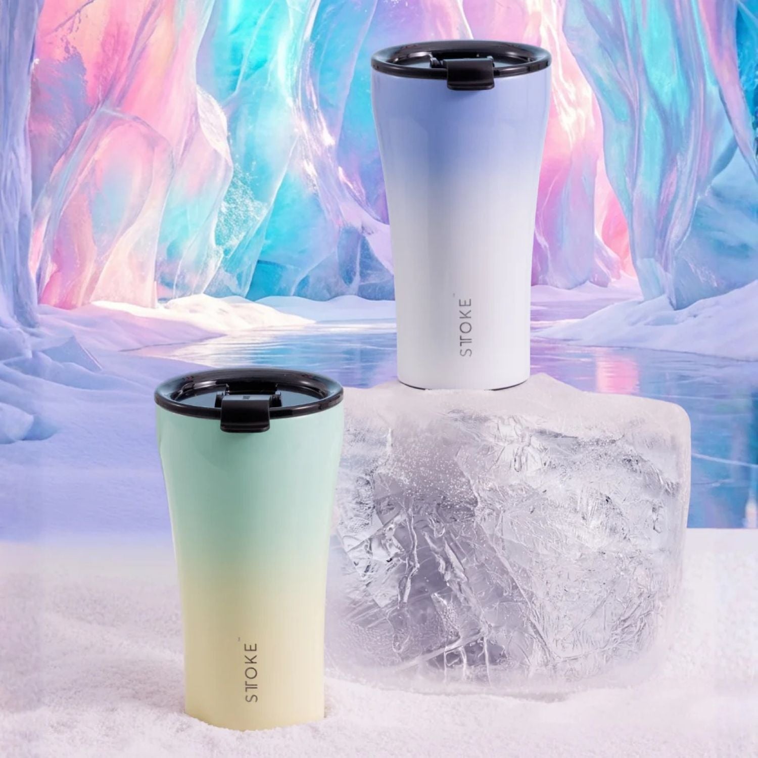 Sttoke Flow Leakproof Ceramic Insulated Cup 12oz