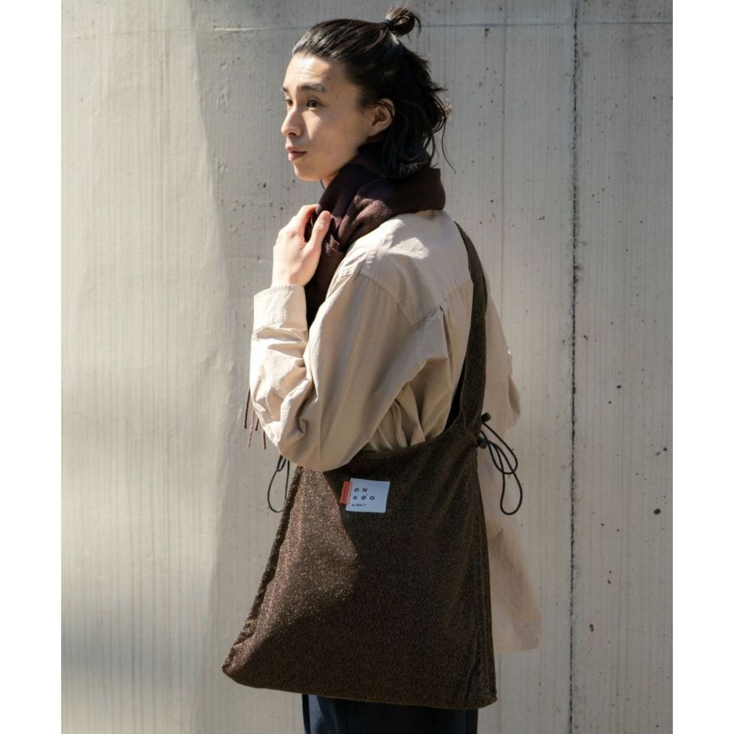 WPC Ondoo Shirring Drawstring Tote Bag