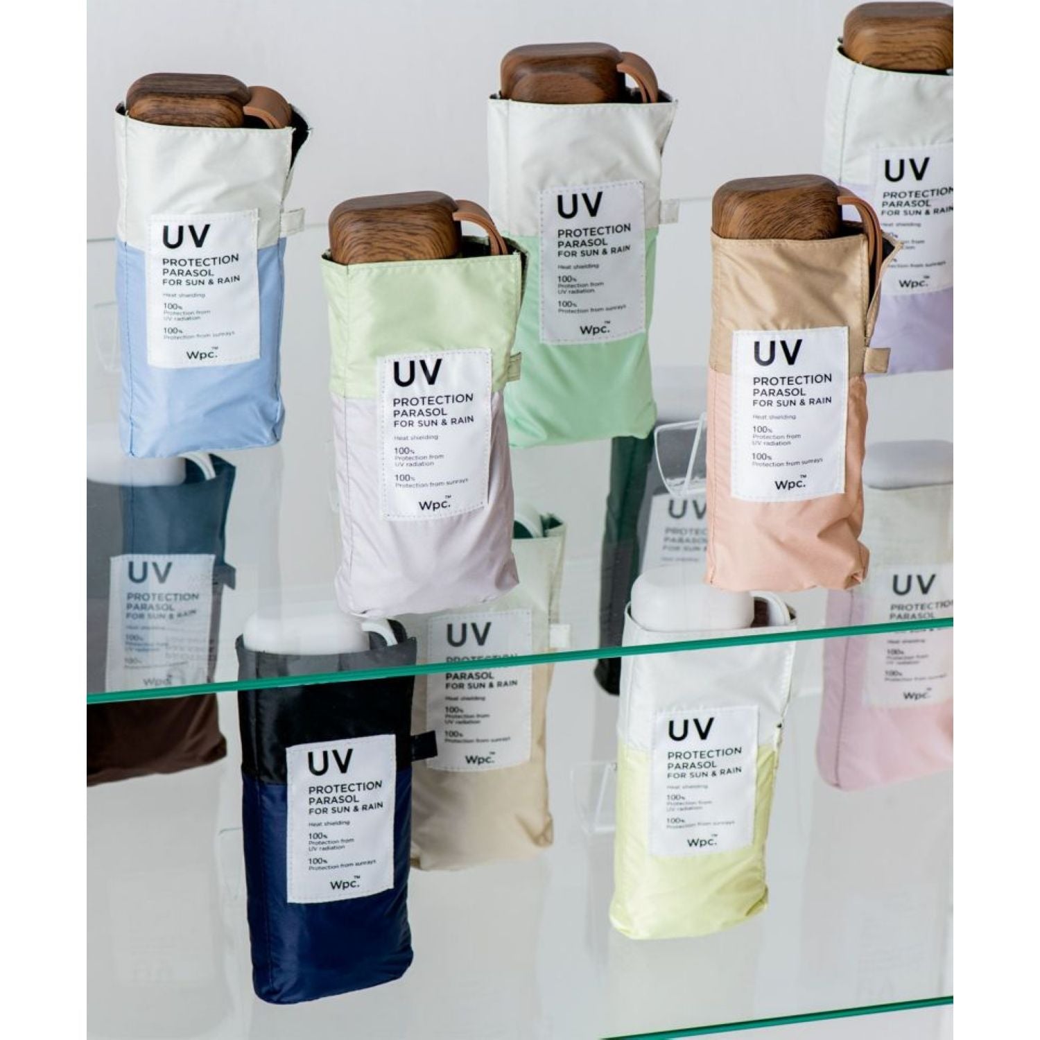 WPC Patchwork Tiny (2025) UV Protection UPF 50+ Umbrella 47cm