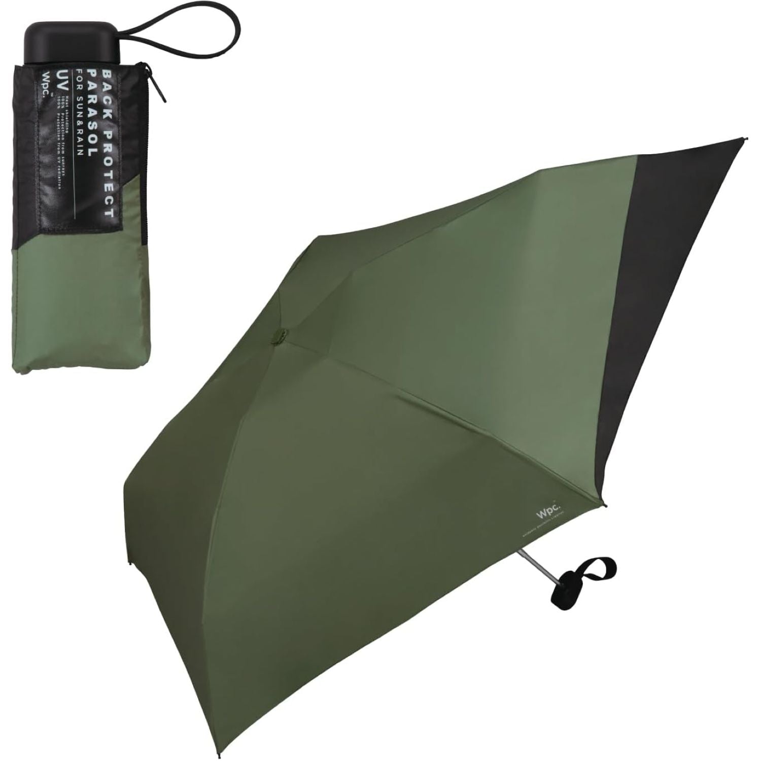 WPC Tiny Back Protect UV Protection Water Repellent Folding Umbrella 50cm