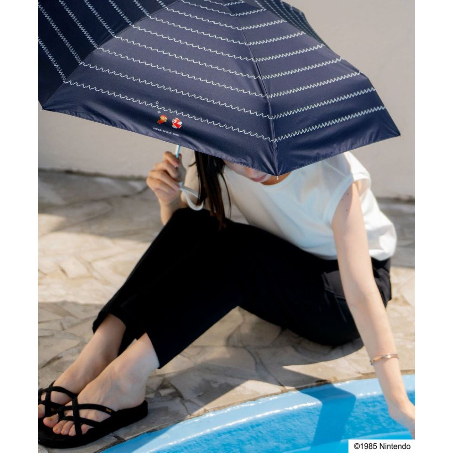 WPC X Super Mario Bros Basic UV Protection UPF 50+ Umbrella 50cm