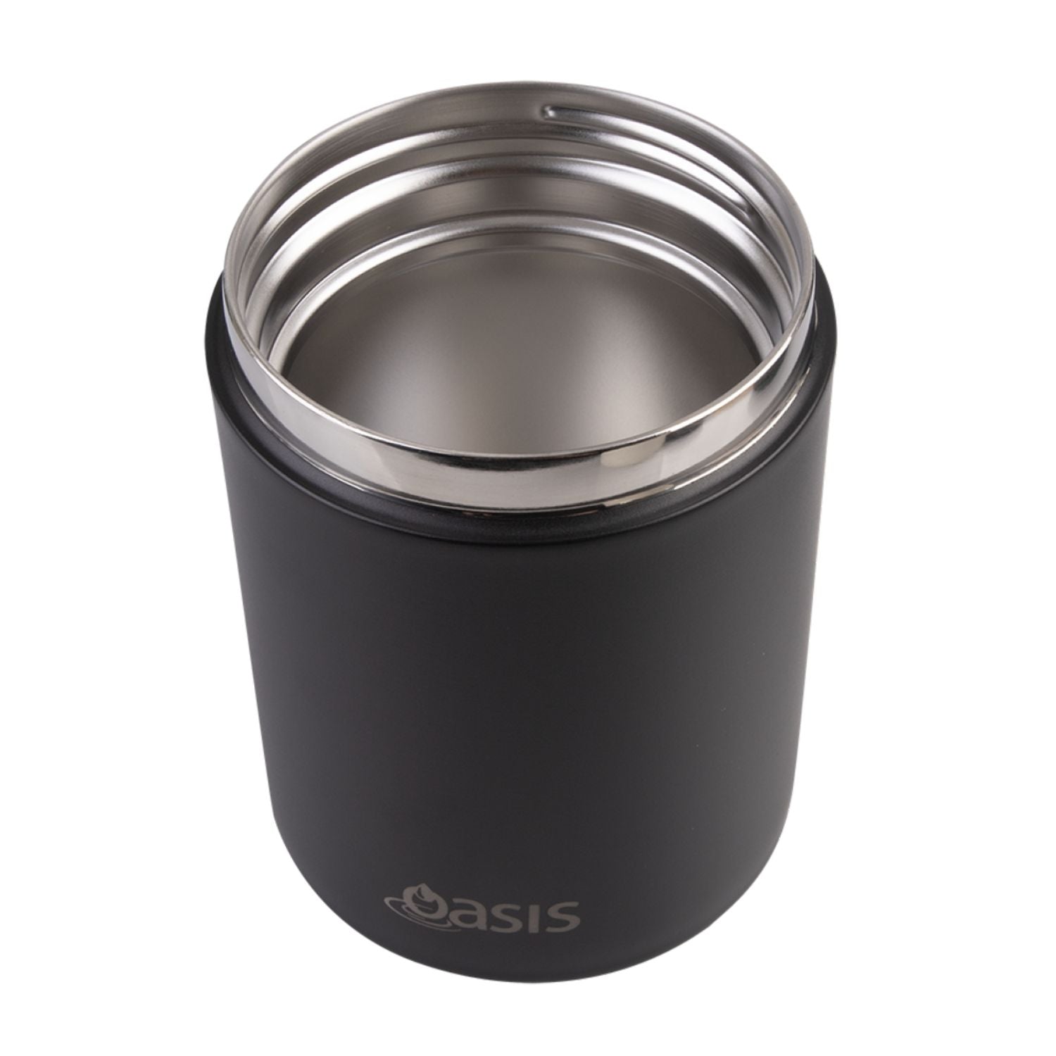 Oasis Stainless Steel Insulated Dual Compartment Food Flask with Handle 480ML