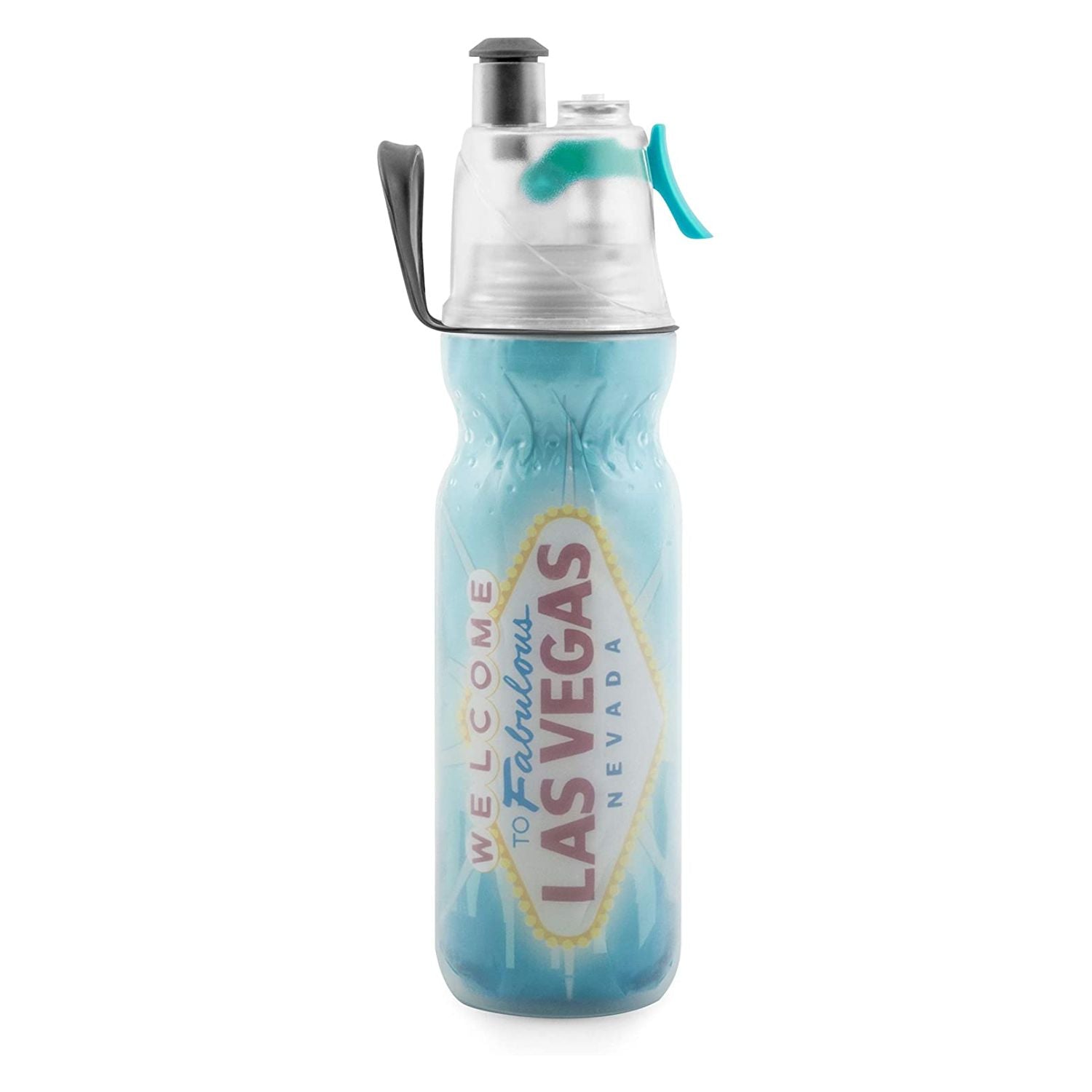 O2COOL Arctic Squeeze Mist 'N Sip Insulated Water Bottle 20oz