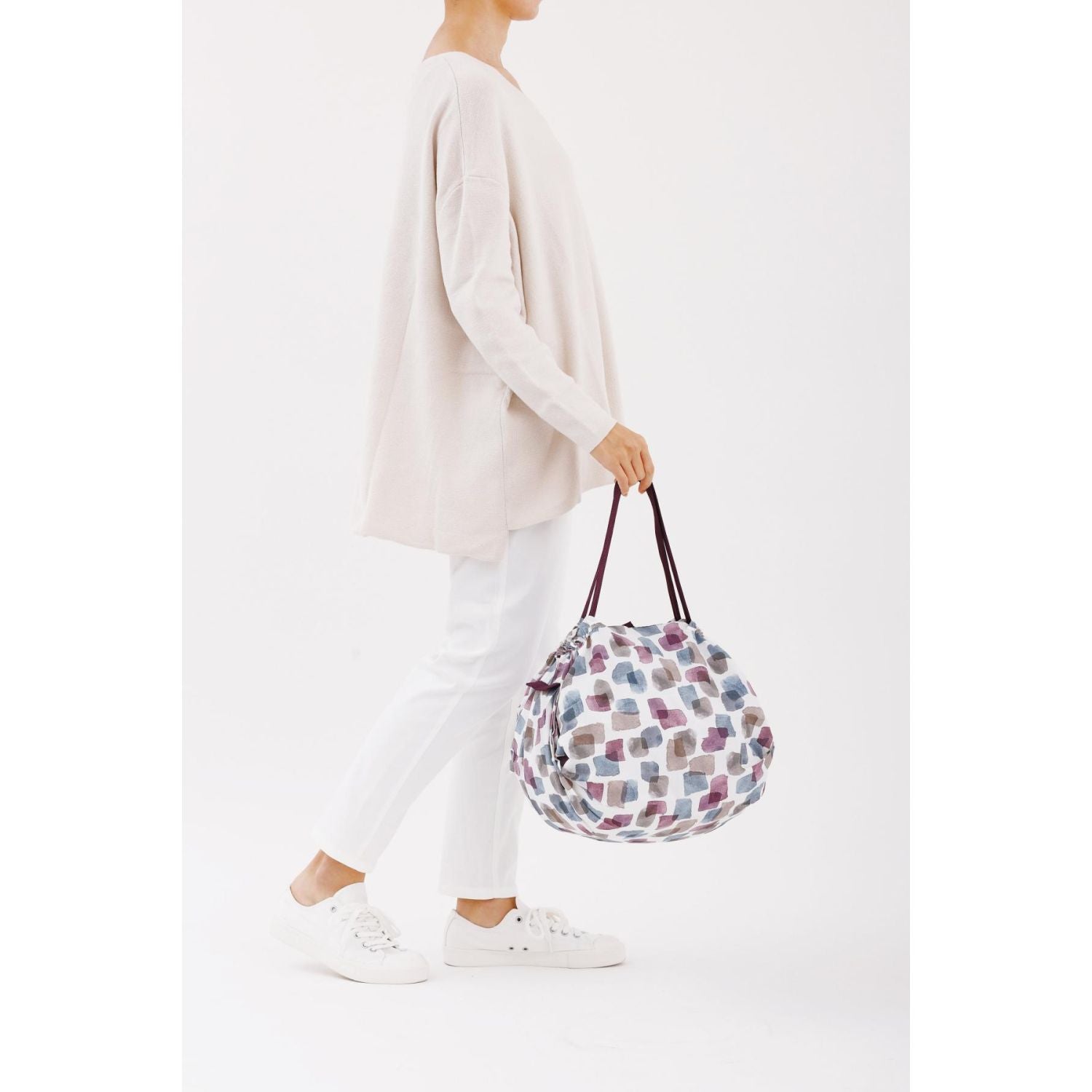 Shupatto X Travel Nostalgia Foldable Tote Medium