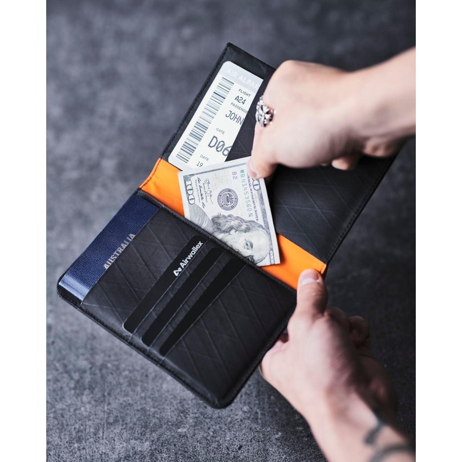 ALPAKA ARK Bifold Passport Wallet (SA)
