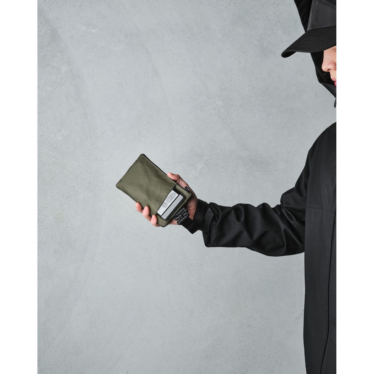 ALPAKA Zip Clutch + Hand Carry Strap