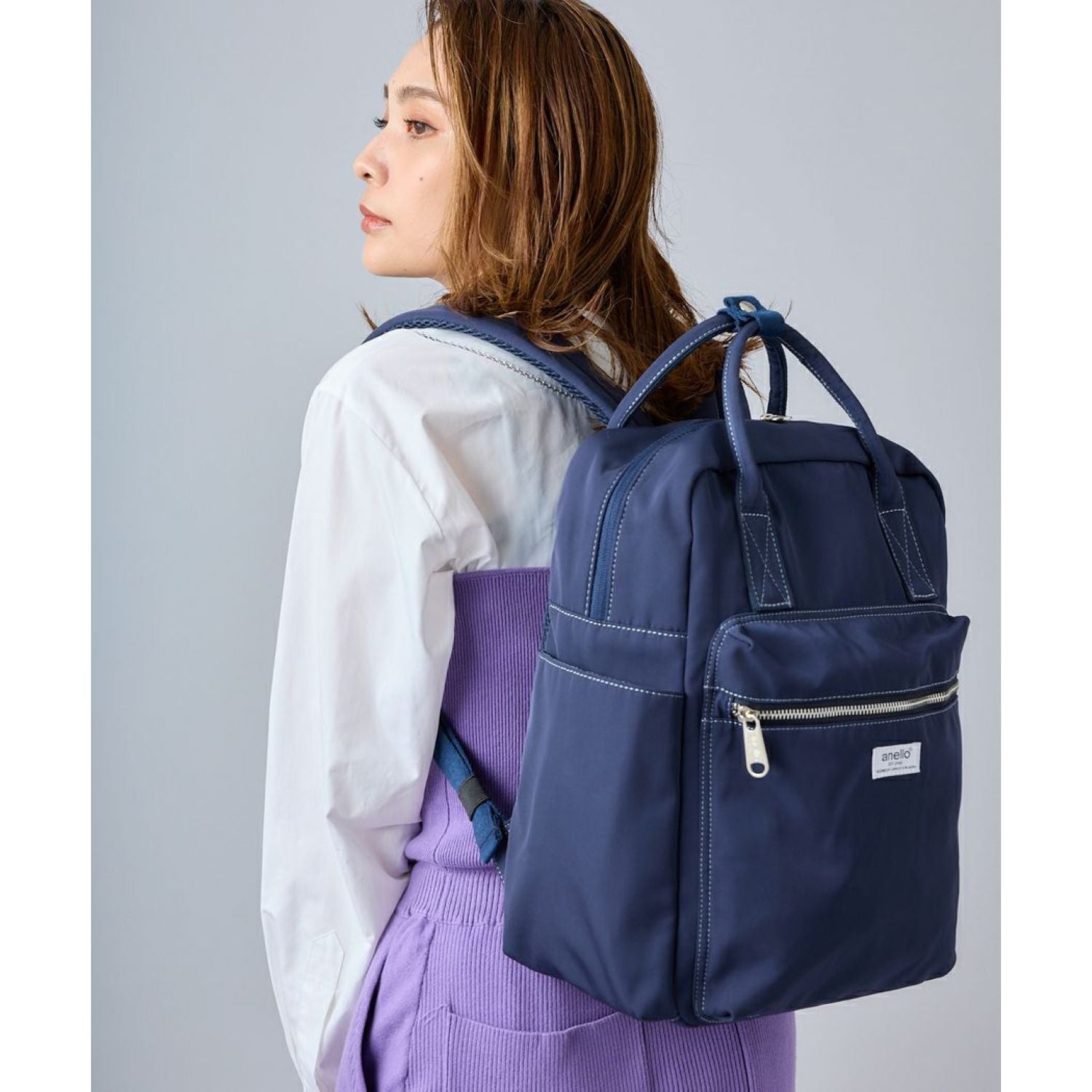Buy Anello Town Squared Backpack in Singapore & Malaysia - The Wallet Shop