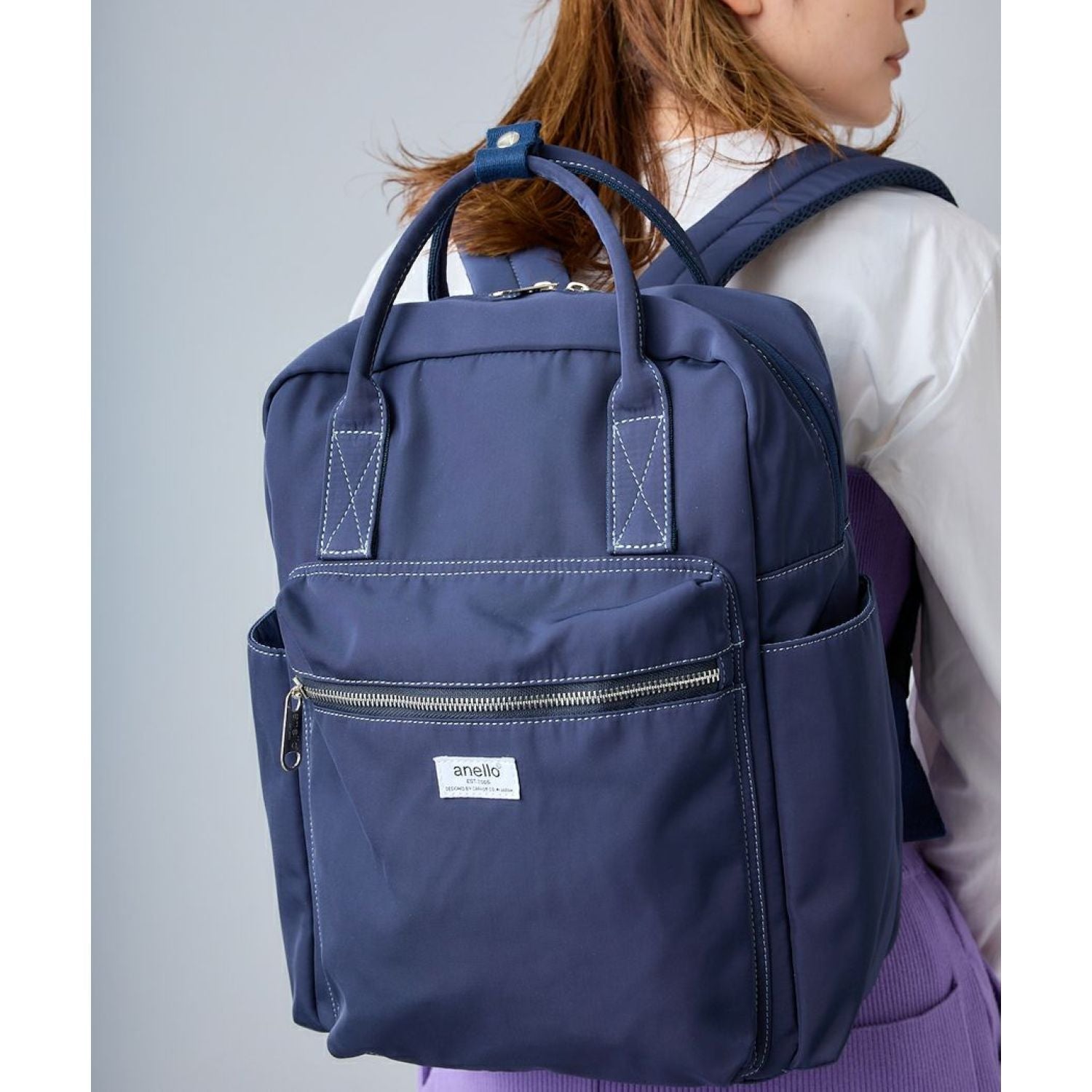 Buy Anello Town Squared Backpack in Singapore & Malaysia - The Wallet Shop