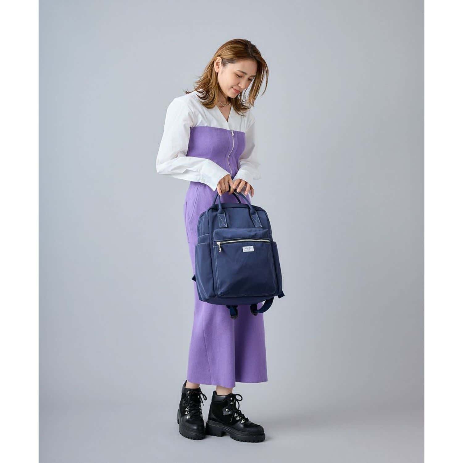 Buy Anello Town Squared Backpack in Singapore & Malaysia - The Wallet Shop