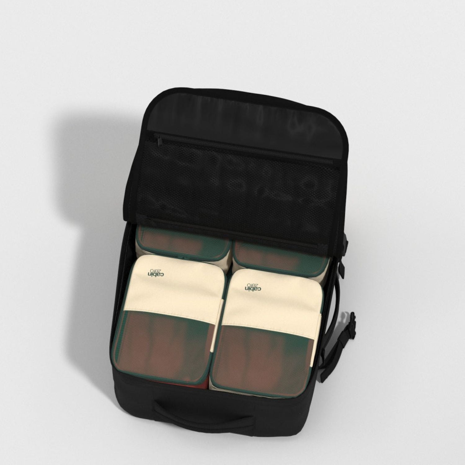 Cabinzero Military Cabin Bag With Luggage Trackers 44L